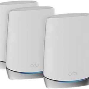 NETGEAR Orbi Whole Home Tri-Band Mesh WiFi 6 System (RBK753) – Router with 2 Satellite Extenders | Coverage up to 7,500 sq. ft. and 40+ Devices | AX4200 (Up to 4.2Gbps)